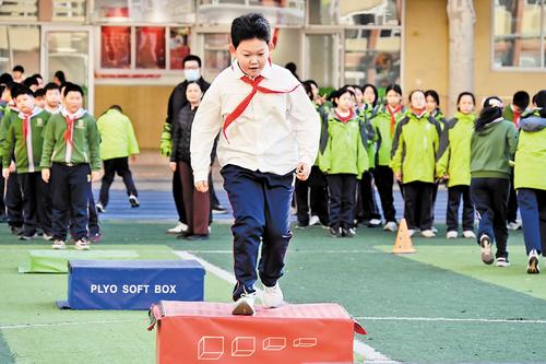 小学生的“扩容”课间
